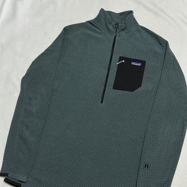 XXL 파타고니아 R1 에어 반집업 플리스