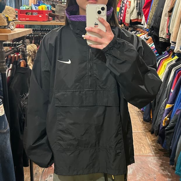 [HI] 나이키 아노락 블랙