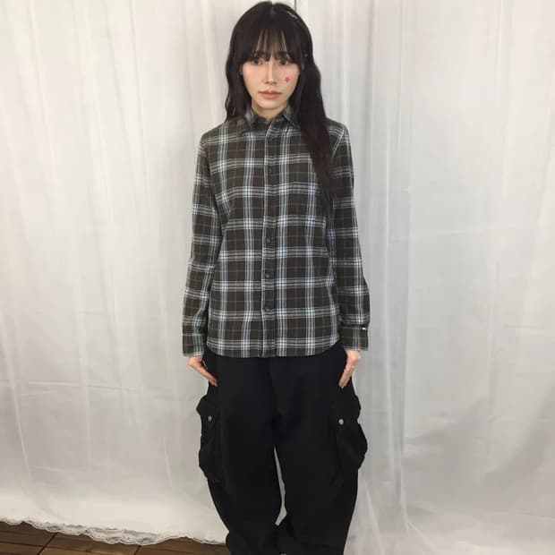 CHAPREDNA Alternative Wool Check Shirt