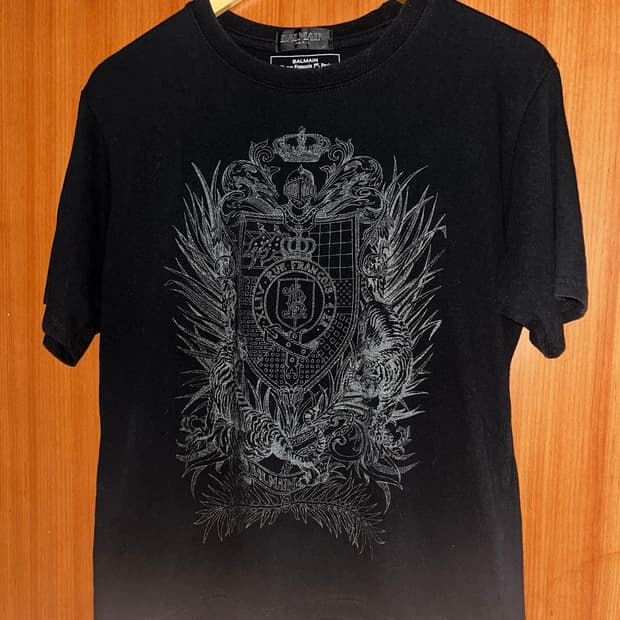 발망 2016ss Heraldic Crest Graphic 티셔츠