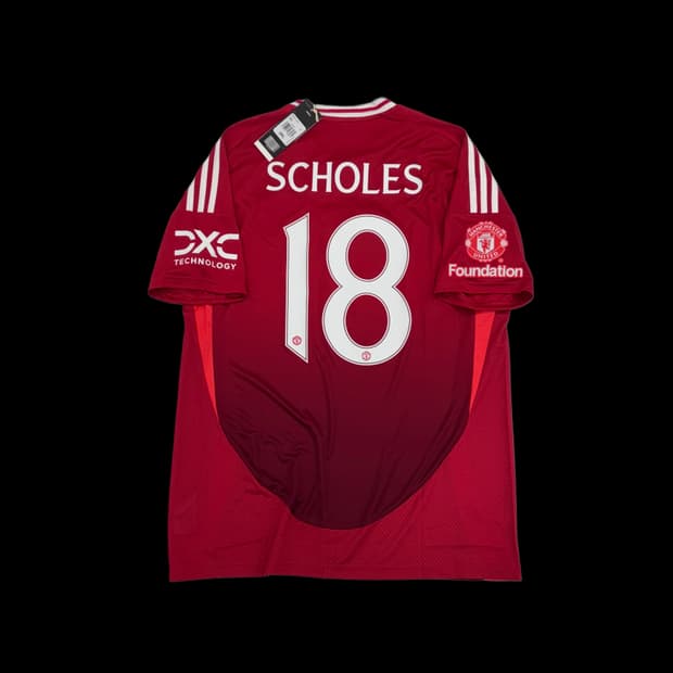 아디다스 24 25 맨유 맨체스터 유나이티드 레전드 매치 스콜스 유니폼 