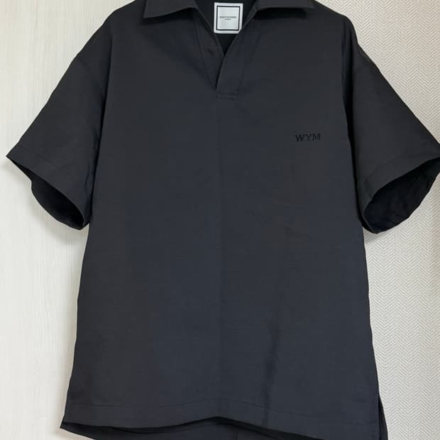 (46) 23ss 우영미 자수 폴로 반팔 티셔츠