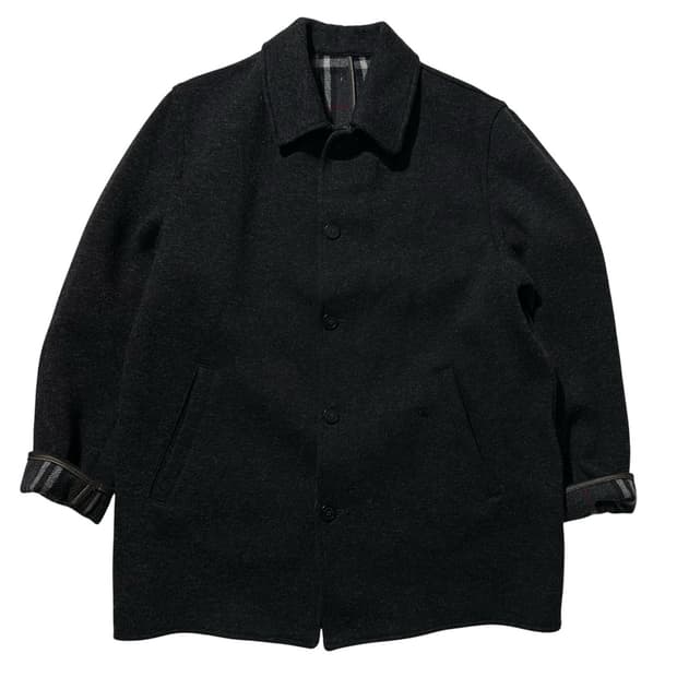 버버리 체크 라이닝 싱글 코트