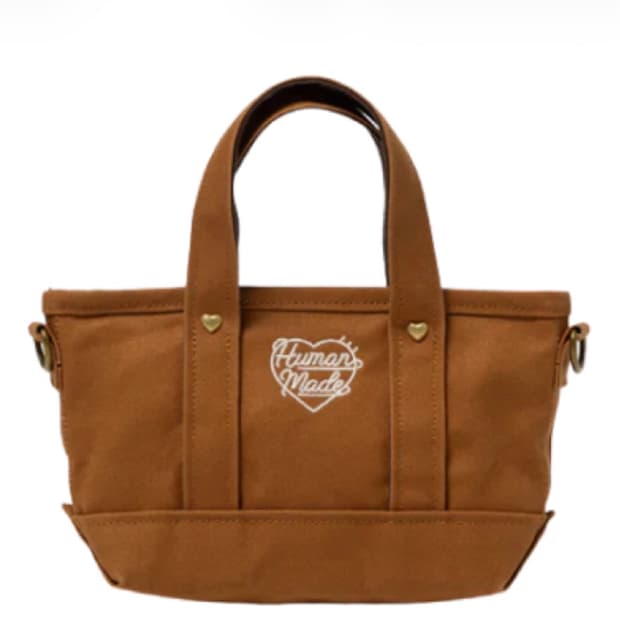  휴먼메이드 덕 미니 숄더백 브라운