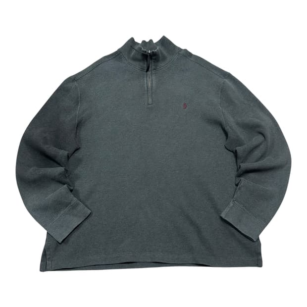 ✨ (바배) 폴로 랄프로렌 그레이 니트 반집업 