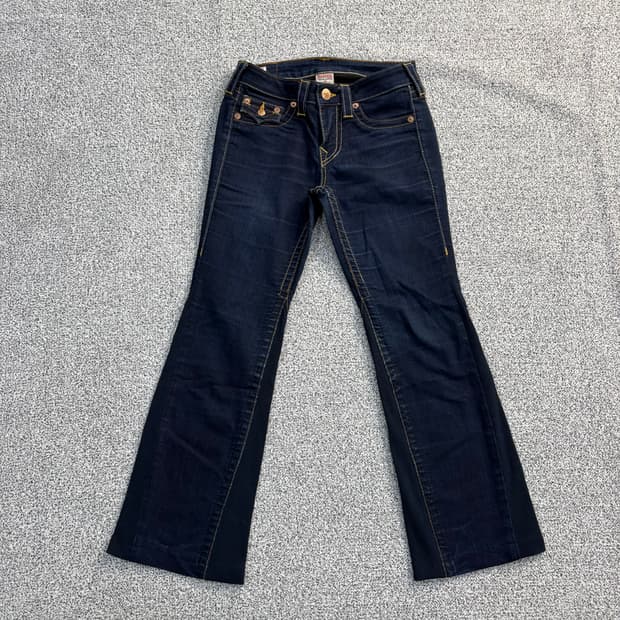 26 트루릴리젼 부추컷 진청 데님 0312J