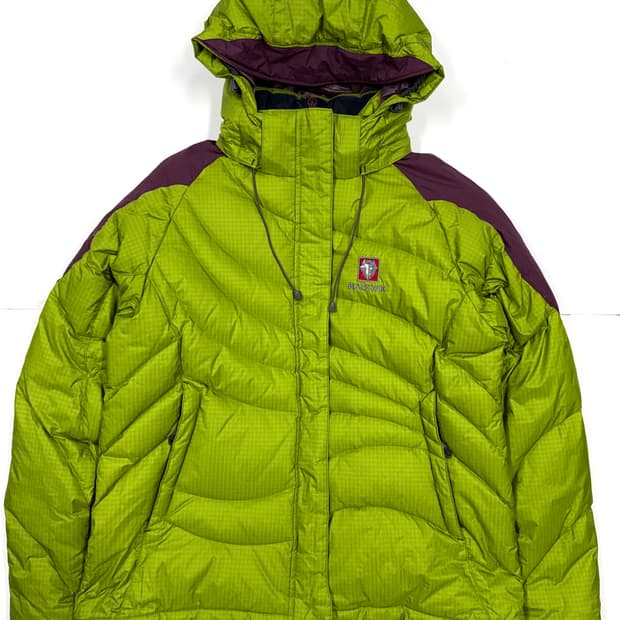 블랙야크 형광 다운패딩