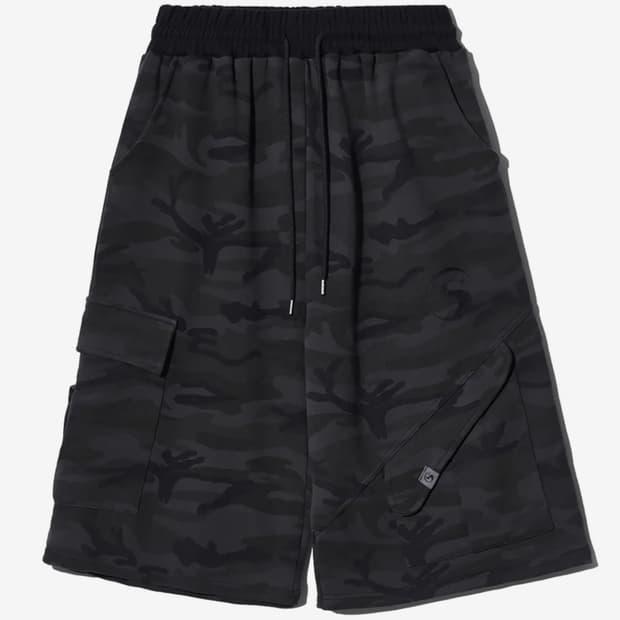 TS LOGO BERMUDA SWEAT PANTS (CAMOUFLAGE)