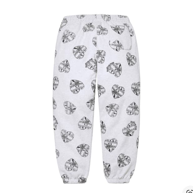 슈프림 러브 캐쉬 스웨트팬츠 애쉬 그레이 - 24FW