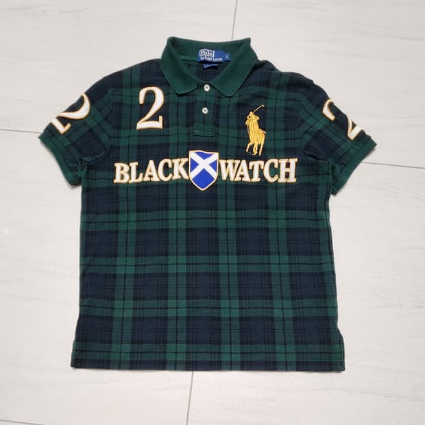 폴로 빅포니 골드 블랙워치 그린 채크 치프키프 pk L