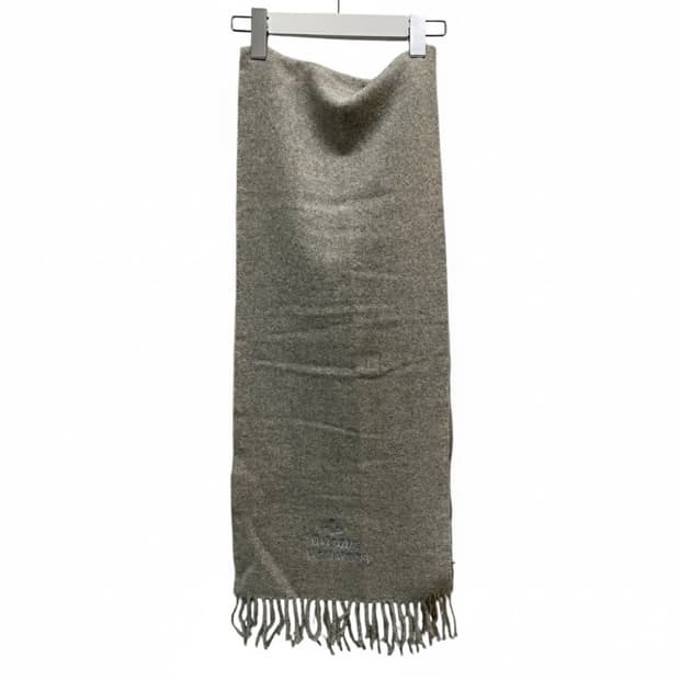 비비안웨스트우드 그레이 울 머플러