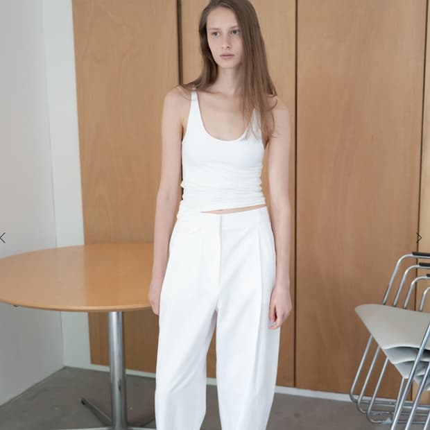 에레 ehre BASIC TANK TOP BY JAPANESE FABRI