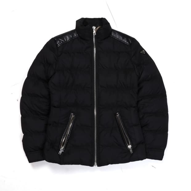 Prada Duck Down Leather Shoulder