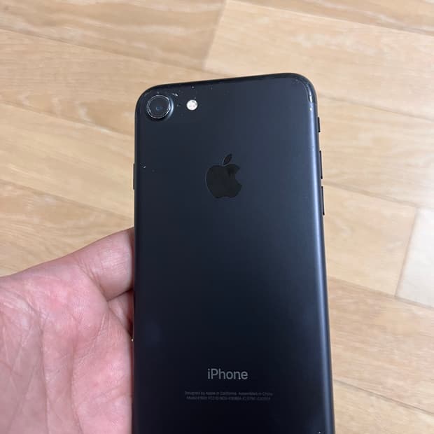 아이폰7블랙 32GB 카메라무음