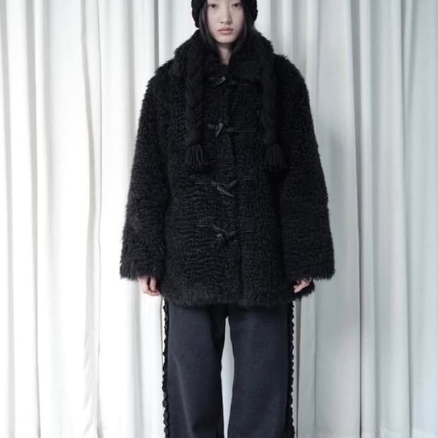 생긴스튜디오 토글 퍼자켓 거의 새옷