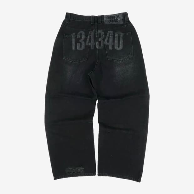 이알티알 134340 Vintage Laser Denim Pants
