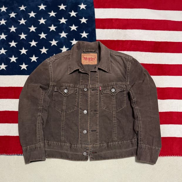 리바이스 코로듀이 빈티지 트러커 자켓 Levi’s Jacket [L]