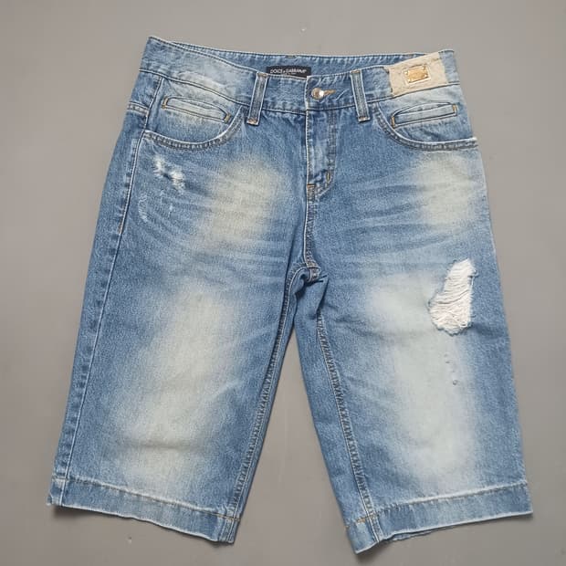 [32] 돌체앤가바나 데미지 앵클 데님 청반바지