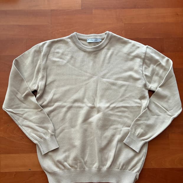 커스텀어클락 베이지 니트 M