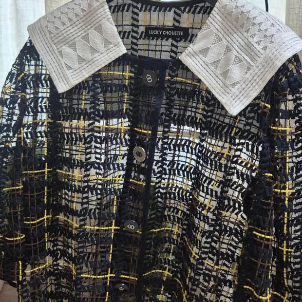 시스룩 블라우스 