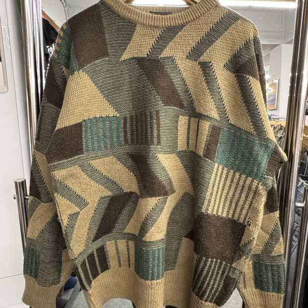 japanese vintage 패턴 니트