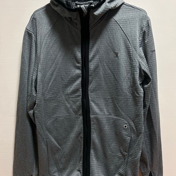 뉴발란스 그레이 후드 집업 L