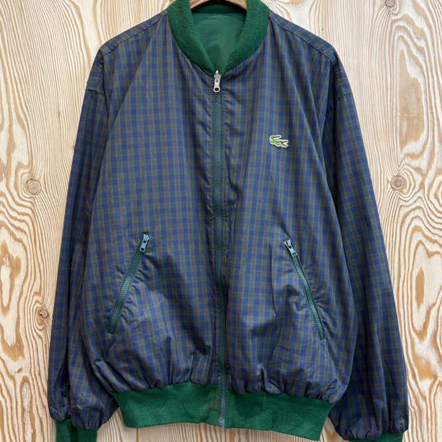 90s 라코스테 리버시블 항공자켓
