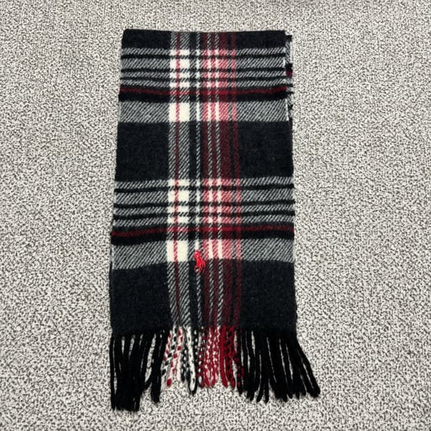 [택포,램스울100] 폴로 랄프로렌 이태리 머플러 목도리 [A]