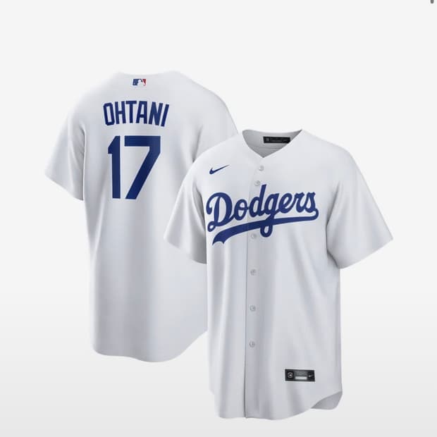 나이키 MLB LA 다저스 오타니 쇼헤이 홈 레플리카 저지 S