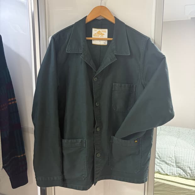 르몽생미셸 몰스킨 프렌치 워크자켓 판매 (포레스트 그린)