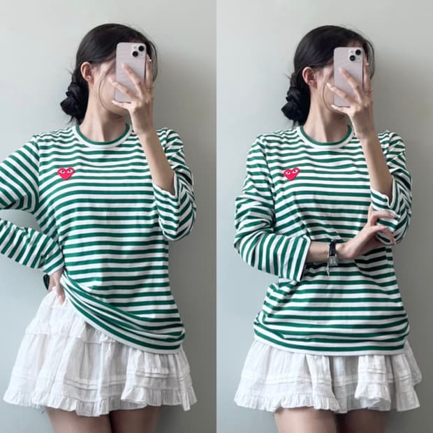 꼼데가르송 롱슬리브