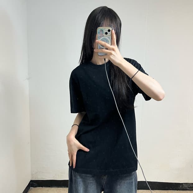 Wooyoungmi Flower Printing T-Shirt 