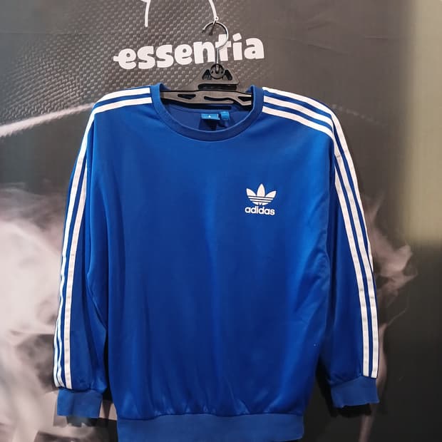 아디다스 블루 맨투맨