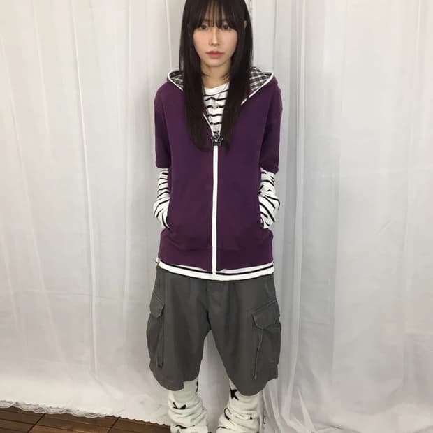 Rageblue Purple Short Sleeve Hoodie