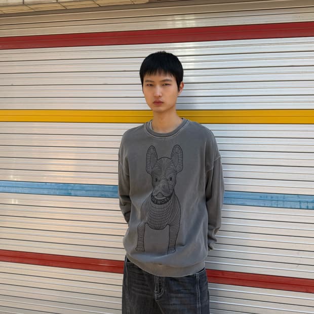 LifeWork Bulldog Graphic Crewneck