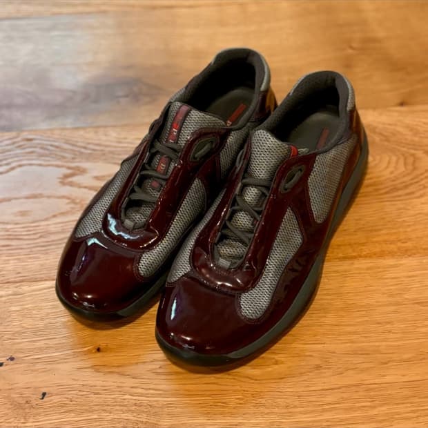 프라다 아메리카컵 유광레드