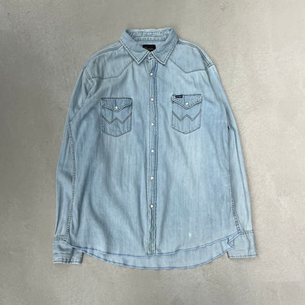 랭글러 워크 데님셔츠 s09043