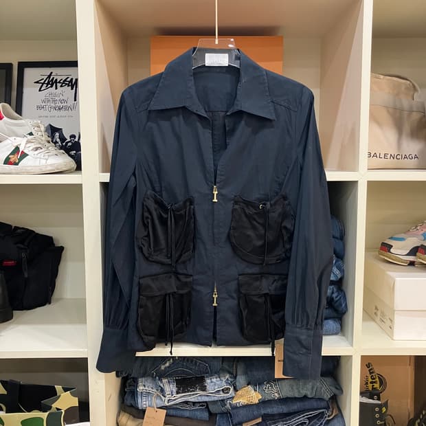 아이스버그 멀티 포켓 코튼 셔츠 S