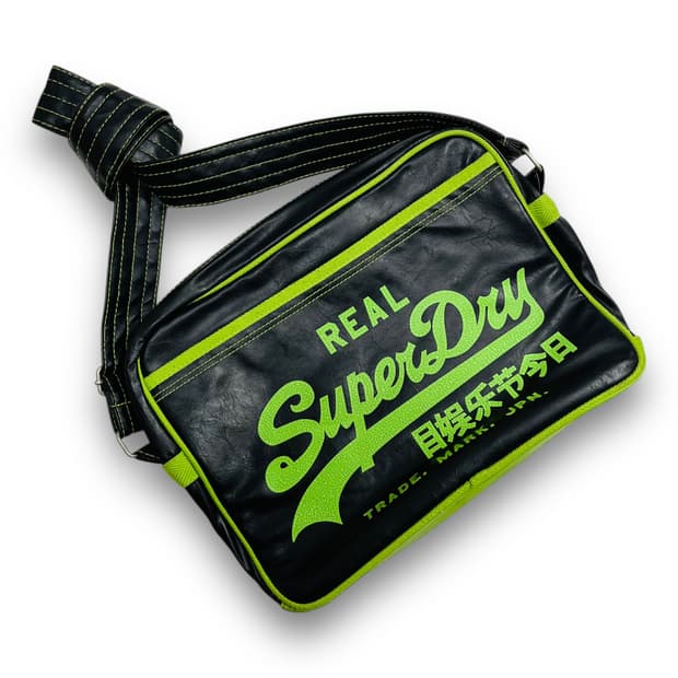 REAL Superdry Green vintage Crossback