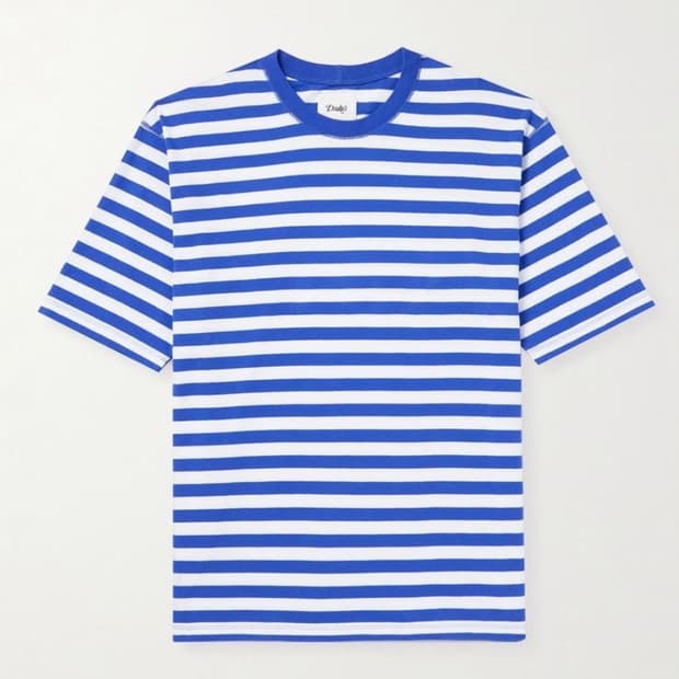  드레익스 라이트웨이트 스트라이프 하이킹 티 XL (새상품)