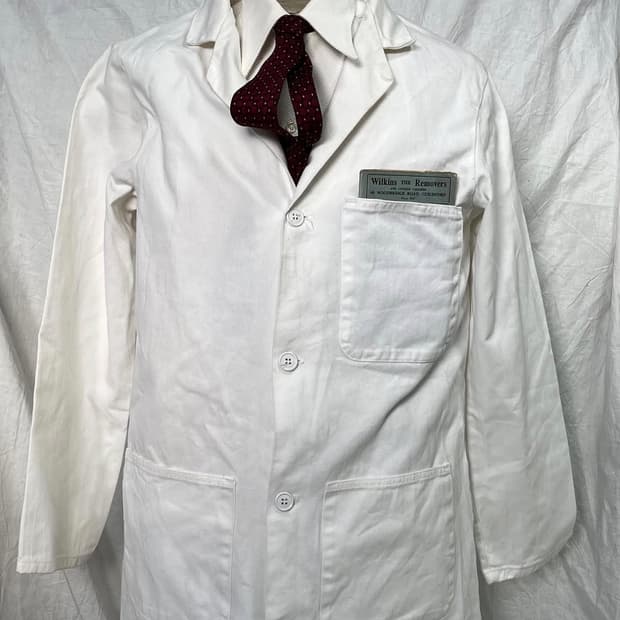 50s vintage lab coat