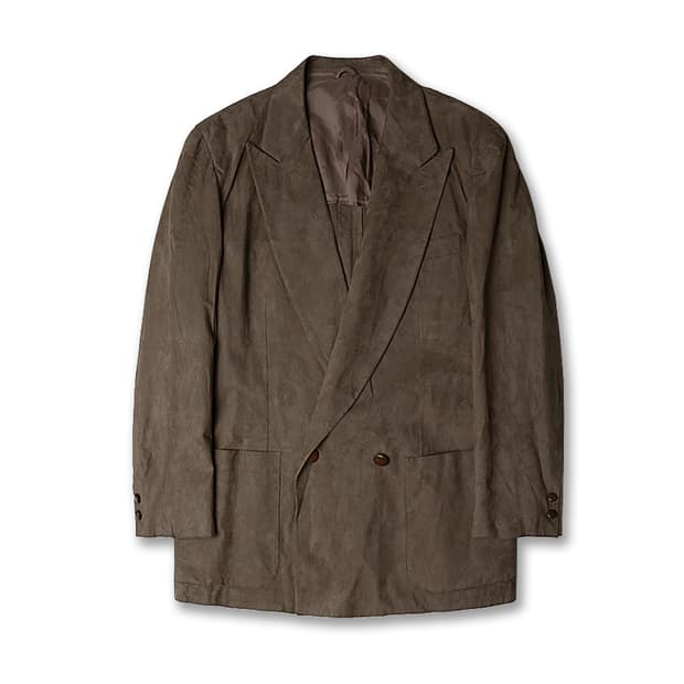 링 컬렉션 [Ring Collection]페이크 레더 링자켓 레트로 자켓