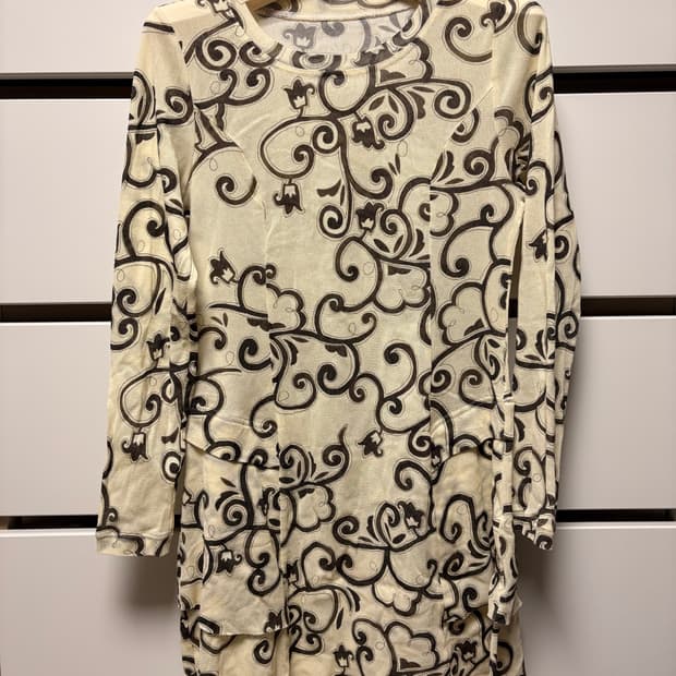 히로코비스 HIROKO BIS 패턴 롱슬리브 Japan