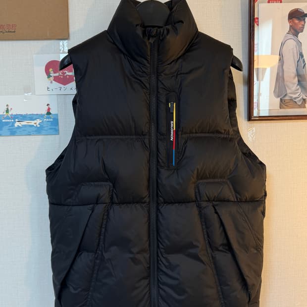 (M)살로몬 컨투어 다운 베스트 블랙
