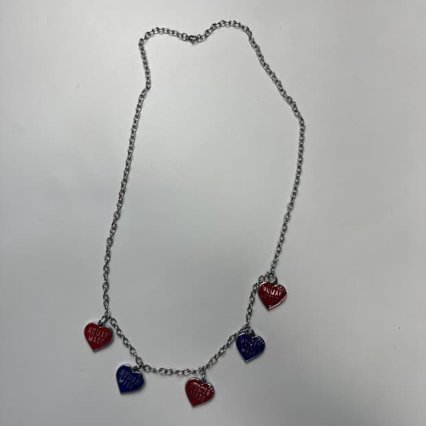 HUMAN MADE Five Heart Necklace 휴먼메이드 목걸이