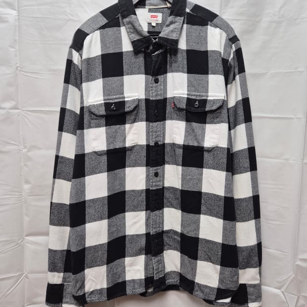 리바이스 체크남방 