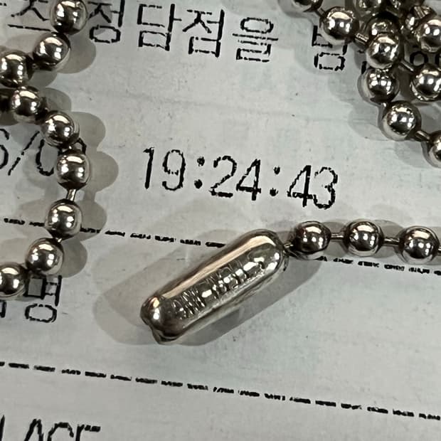 크롬하츠 볼체인 30인치