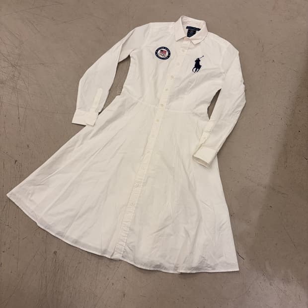 폴로 랄프로렌 빅포니 usa 국대 셔츠 원피스