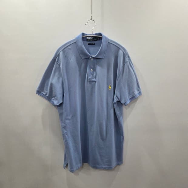 폴로랄프로렌 메쉬 카라 반팔티 스카이블루 L