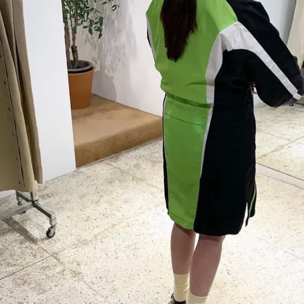 빈티지 아식스 원피스 자켓 